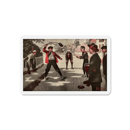 Ramsey Milholland (2), The American Magazine, November, 1918 (Magazine Illustration) Refrigerator Magnet - The Sticker Space