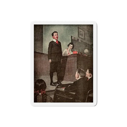 Ramsey Milholland (3), The American Magazine, November, 1918 (Magazine Illustration) Refrigerator Magnet - The Sticker Space