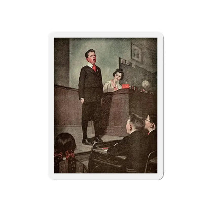 Ramsey Milholland (3), The American Magazine, November, 1918 (Magazine Illustration) Refrigerator Magnet - The Sticker Space