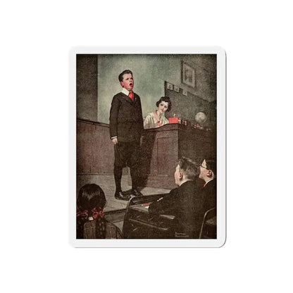 Ramsey Milholland (3), The American Magazine, November, 1918 (Magazine Illustration) Refrigerator Magnet - The Sticker Space