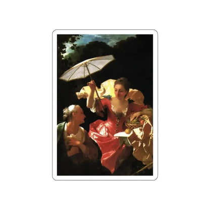 RANC, Jean - Vertumnus and Pomona (Artwork) STICKER Vinyl Die-Cut Decal White Die-Cut 2 Inch - The Sticker Space