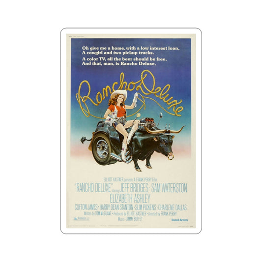 Rancho Deluxe 1975 Movie Poster STICKER Vinyl Die-Cut Decal-6 Inch-The Sticker Space