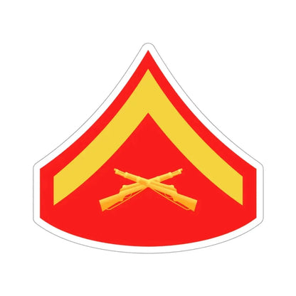 Rank E3 (USMC) STICKER Vinyl Die-Cut Decal 3 Inch - The Sticker Space