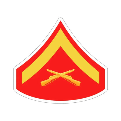 Rank E3 (USMC) STICKER Vinyl Die-Cut Decal 6 Inch - The Sticker Space