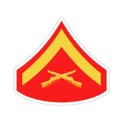 Rank E3 (USMC) STICKER Vinyl Die-Cut Decal - The Sticker Space
