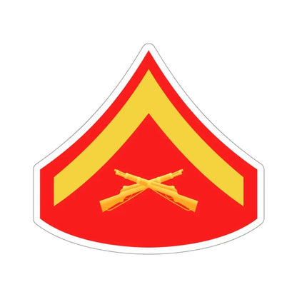Rank E3 (USMC) STICKER Vinyl Die-Cut Decal - The Sticker Space