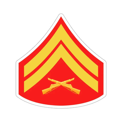 Rank E4 (USMC) STICKER Vinyl Die-Cut Decal 5 Inch - The Sticker Space
