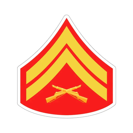 Rank E4 (USMC) STICKER Vinyl Die-Cut Decal 6 Inch - The Sticker Space