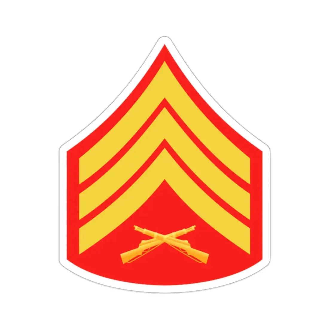 Rank E5 (USMC) STICKER Vinyl Die-Cut Decal 2 Inch - The Sticker Space