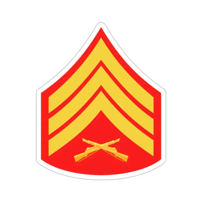 Rank E5 (USMC) STICKER Vinyl Die-Cut Decal 2 Inch - The Sticker Space