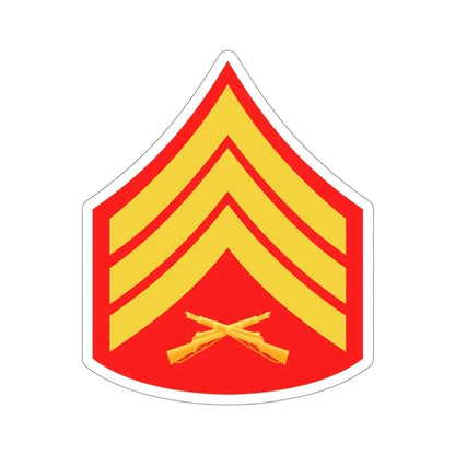 Rank E5 (USMC) STICKER Vinyl Die-Cut Decal 4 Inch - The Sticker Space