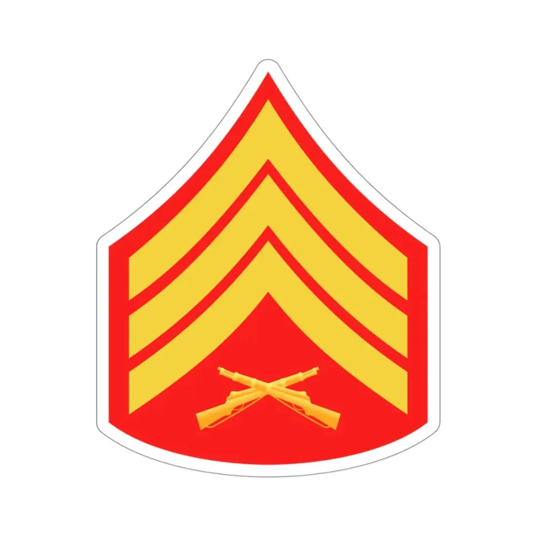 Rank E5 (USMC) STICKER Vinyl Die-Cut Decal - The Sticker Space