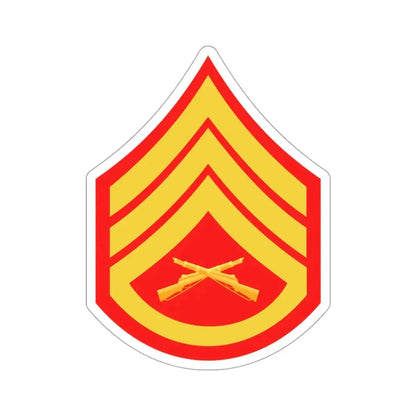 Rank E6 (USMC) STICKER Vinyl Die-Cut Decal 3 Inch - The Sticker Space