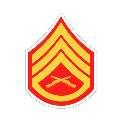 Rank E6 (USMC) STICKER Vinyl Die-Cut Decal 4 Inch - The Sticker Space