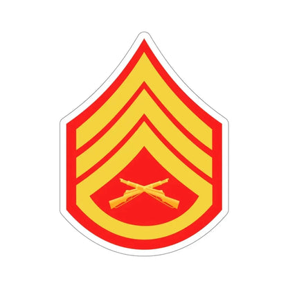 Rank E6 (USMC) STICKER Vinyl Die-Cut Decal 5 Inch - The Sticker Space