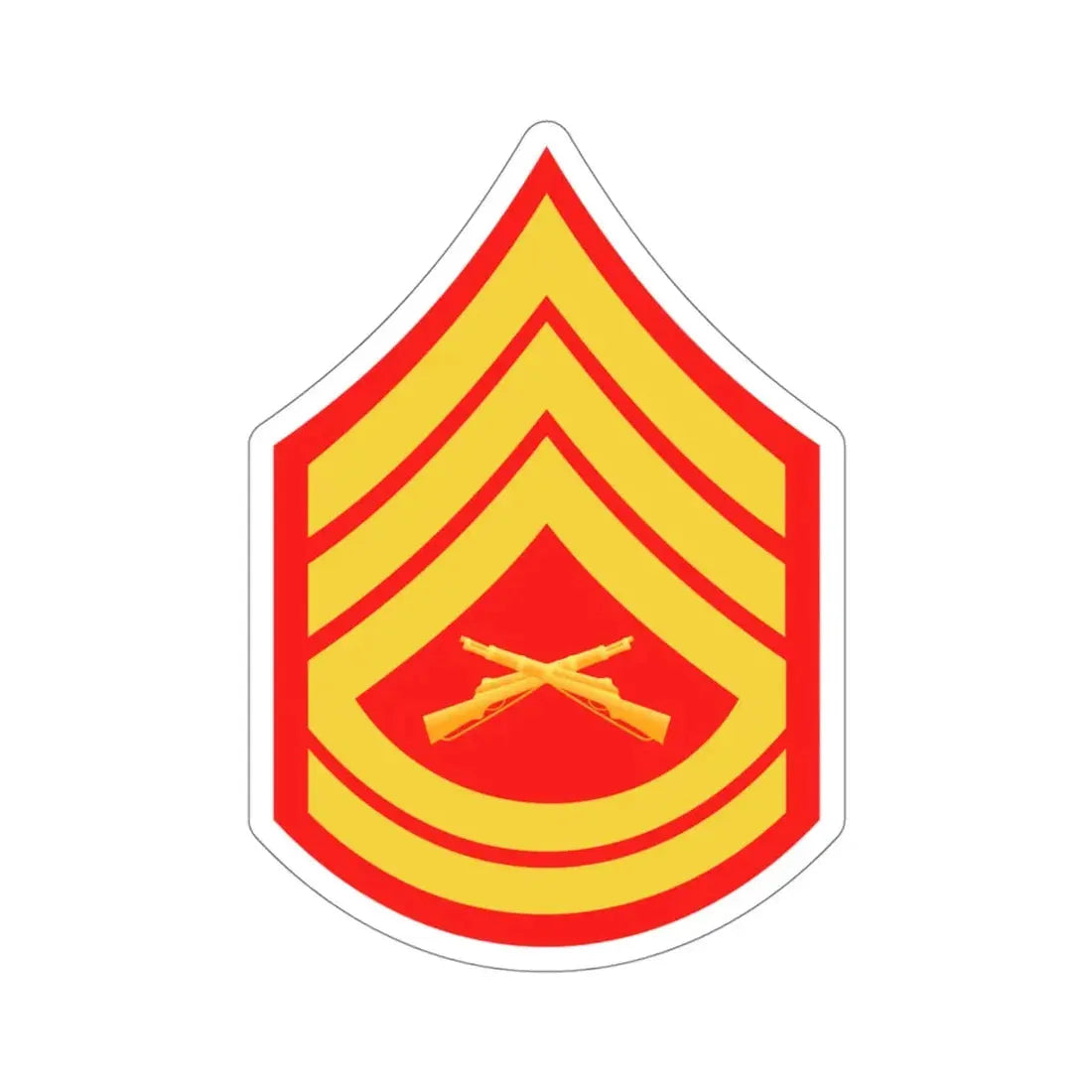 Rank E7 (USMC) STICKER Vinyl Die-Cut Decal - The Sticker Space