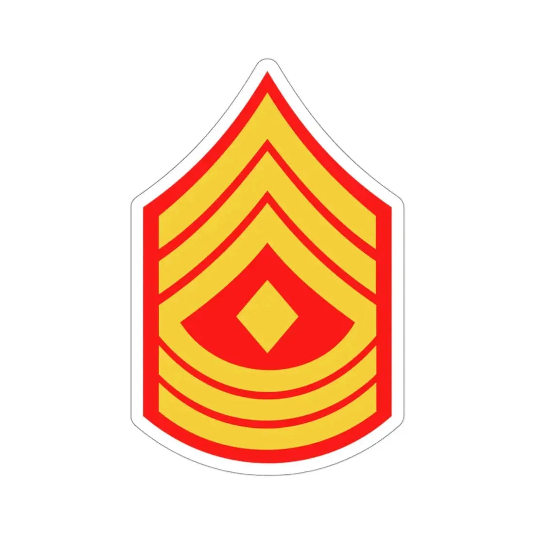 Rank E8 1SG (USMC) STICKER Vinyl Die-Cut Decal - The Sticker Space