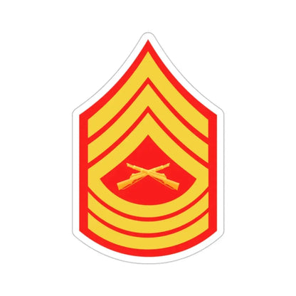 Rank E8 MSG (USMC) STICKER Vinyl Die-Cut Decal 2 Inch - The Sticker Space