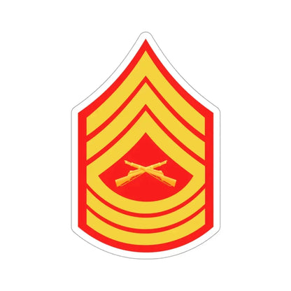 Rank E8 MSG (USMC) STICKER Vinyl Die-Cut Decal 3 Inch - The Sticker Space