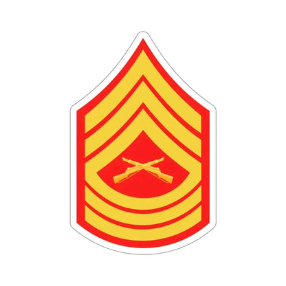 Rank E8 MSG (USMC) STICKER Vinyl Die-Cut Decal 5 Inch - The Sticker Space