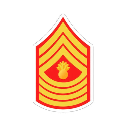Rank E9 MGyS (USMC) STICKER Vinyl Die-Cut Decal 5 Inch - The Sticker Space