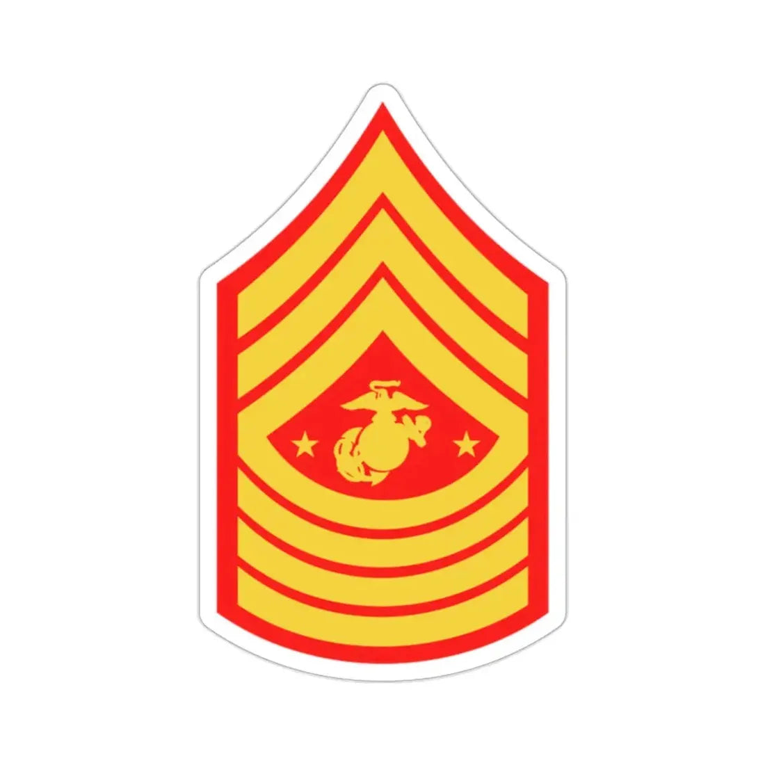 Rank E9 SGMMC (USMC) STICKER Vinyl Die-Cut Decal 2 Inch - The Sticker Space