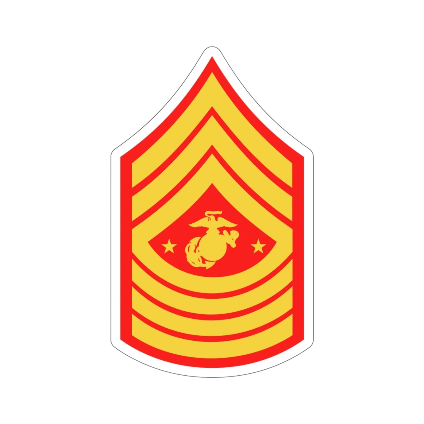 Rank E9 SGMMC (USMC) STICKER Vinyl Die-Cut Decal-5 Inch-The Sticker Space