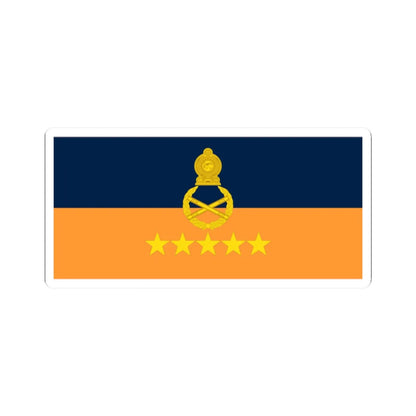 Rank flag for Field marshal Sri Lanka (Sri Lanka) STICKER Vinyl Kiss-Cut Decal 2 Inch White - The Sticker Space