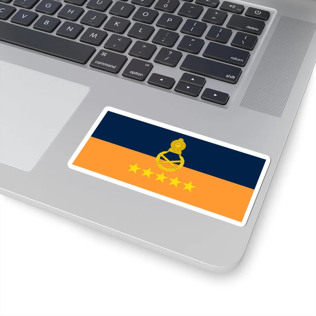 Rank flag for Field marshal Sri Lanka (Sri Lanka) STICKER Vinyl Kiss-Cut Decal - The Sticker Space