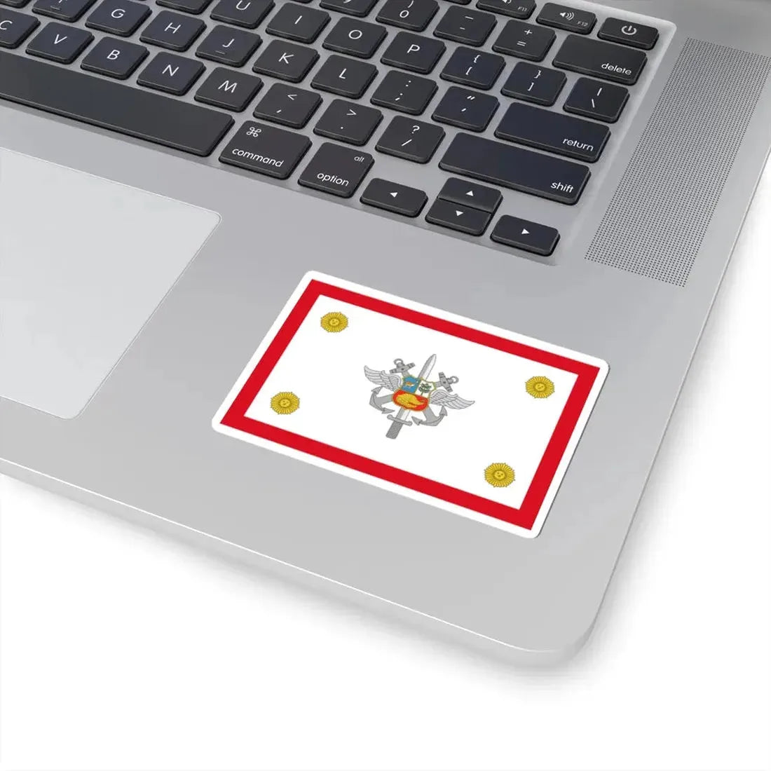 Rank flag for the Chief of the Joint Command Peru (Peru) STICKER Vinyl Kiss-Cut Decal - The Sticker Space