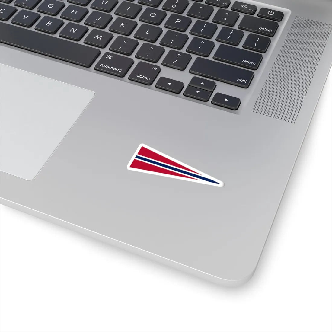 Rank Flag of a Norwegian Squadron Commander or Senior Officer (Norway) STICKER Vinyl Kiss-Cut Decal - The Sticker Space