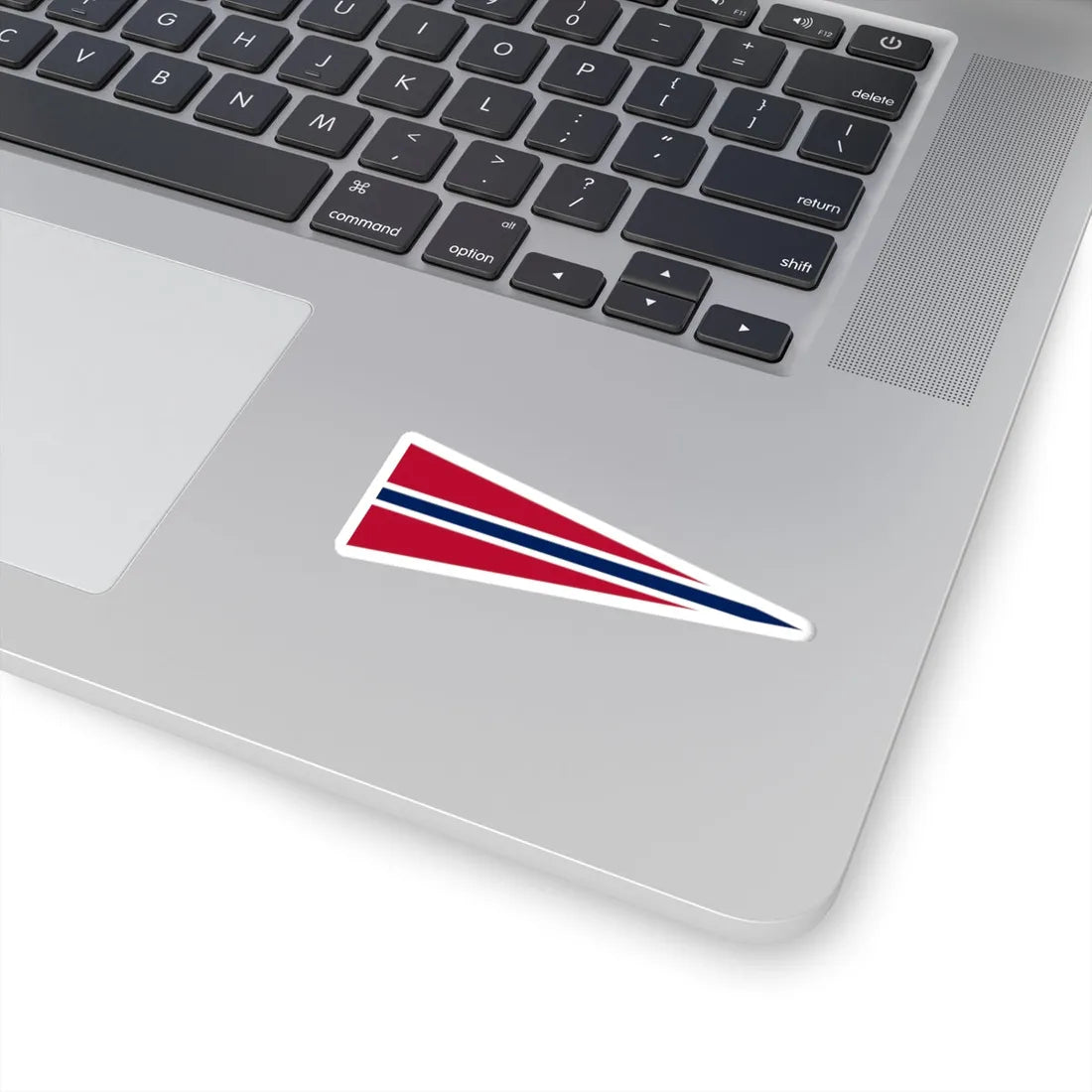 Rank Flag of a Norwegian Squadron Commander or Senior Officer (Norway) STICKER Vinyl Kiss-Cut Decal - The Sticker Space