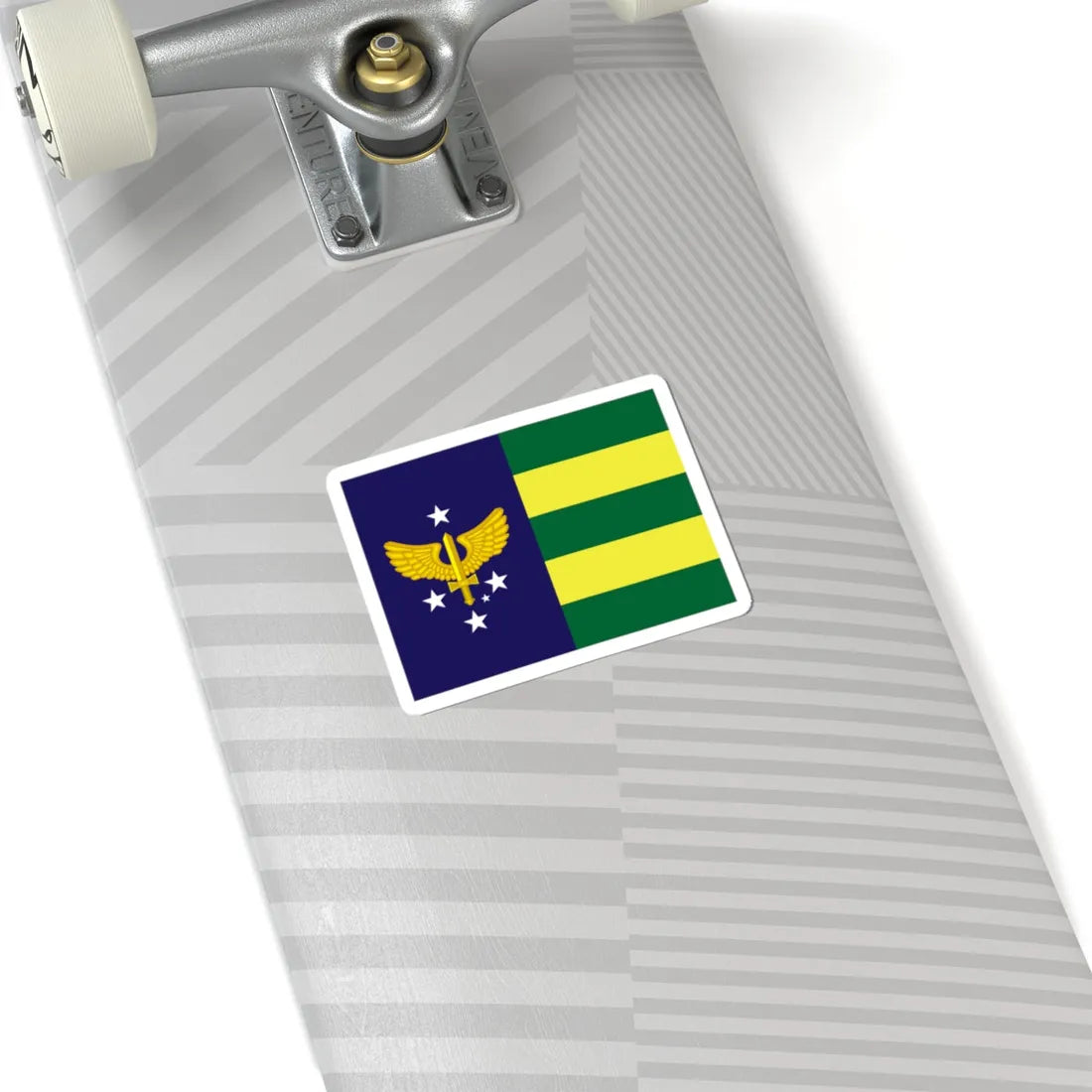 Rank flag of Air Marshal of Brazilian Air Force (Brazil) STICKER Vinyl Kiss-Cut Decal - The Sticker Space