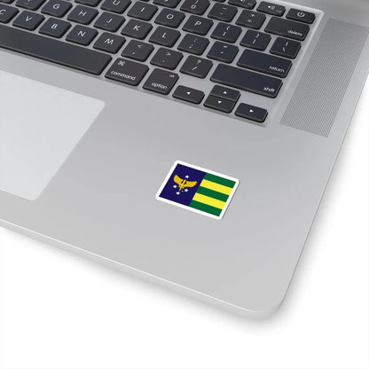 Rank flag of Air Marshal of Brazilian Air Force (Brazil) STICKER Vinyl Kiss-Cut Decal - The Sticker Space
