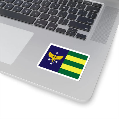 Rank flag of Air Marshal of Brazilian Air Force (Brazil) STICKER Vinyl Kiss-Cut Decal - The Sticker Space