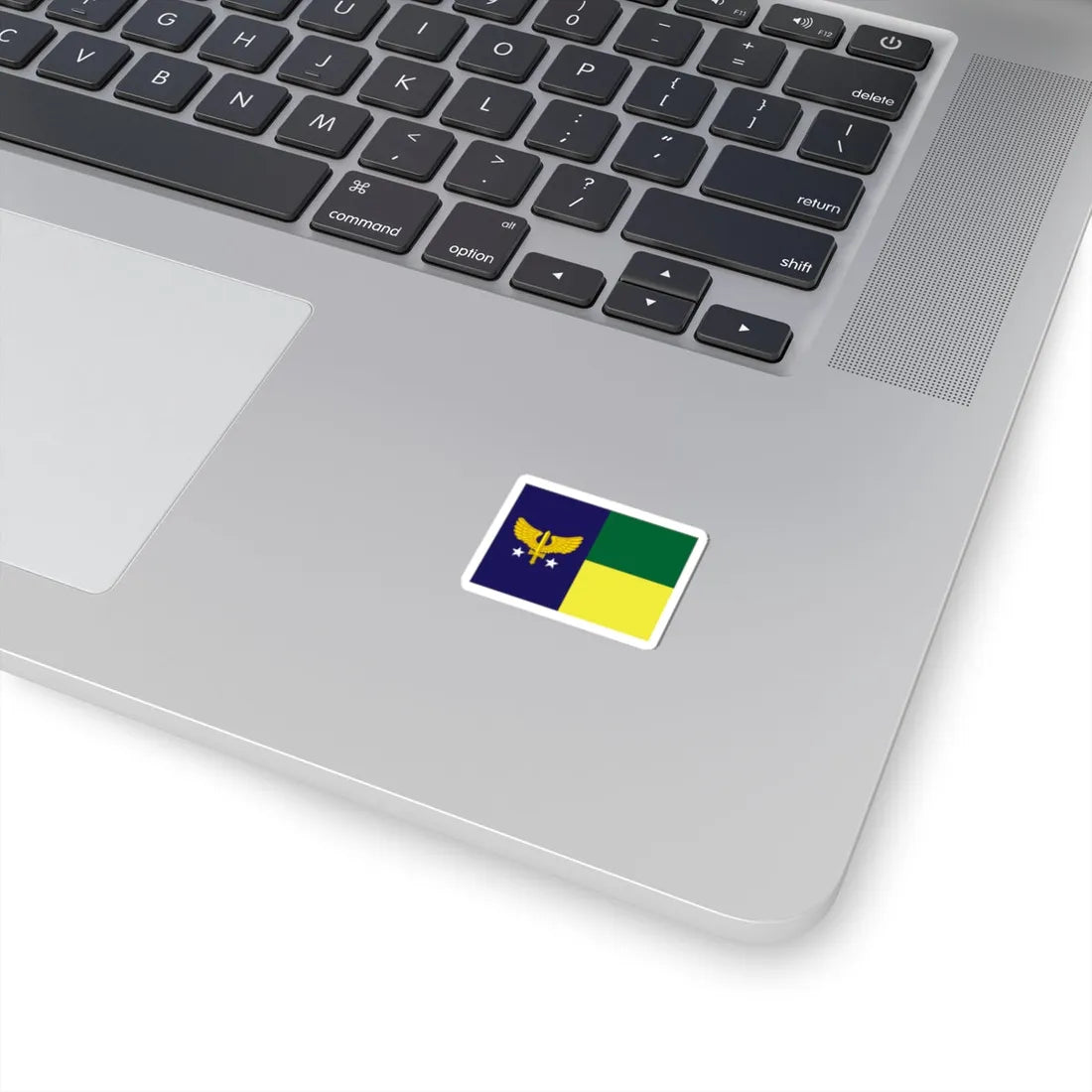 Rank flag of Brigadeiro of Brazilian Air Force (Brazil) STICKER Vinyl Kiss-Cut Decal - The Sticker Space