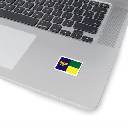 Rank flag of Brigadeiro of Brazilian Air Force (Brazil) STICKER Vinyl Kiss-Cut Decal - The Sticker Space