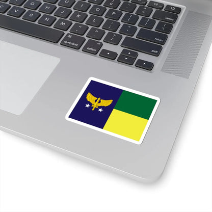 Rank flag of Brigadeiro of Brazilian Air Force (Brazil) STICKER Vinyl Kiss-Cut Decal - The Sticker Space
