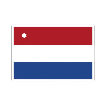 Rank flag of Commodore for the Royal Netherlands Navy (Netherlands) STICKER Vinyl Kiss-Cut Decal 2 Inch White - The Sticker Space