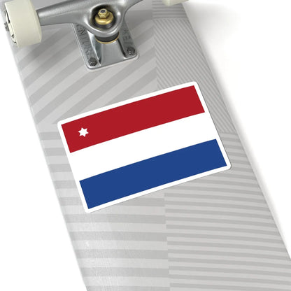 Rank flag of Commodore for the Royal Netherlands Navy (Netherlands) STICKER Vinyl Kiss-Cut Decal - The Sticker Space