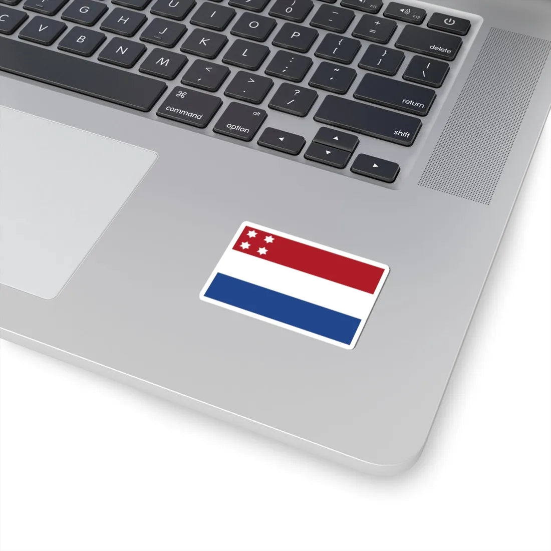 Rank flag of Lieutenant admiral for the Royal Netherlands Navy (Netherlands) STICKER Vinyl Kiss-Cut Decal - The Sticker Space