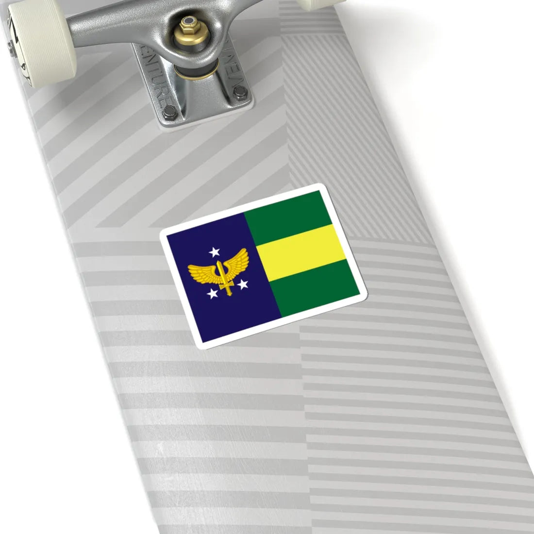 Rank flag of Major-brigadeiro of Brazilian Air Force (Brazil) STICKER Vinyl Kiss-Cut Decal - The Sticker Space