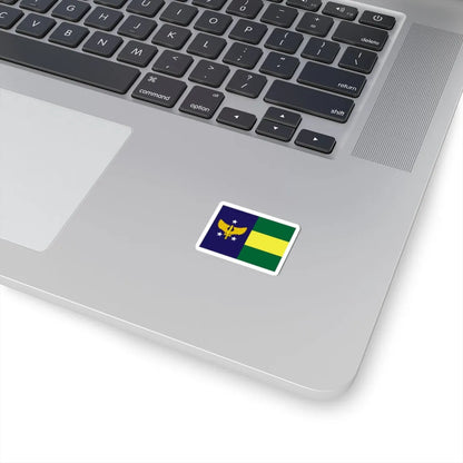 Rank flag of Major-brigadeiro of Brazilian Air Force (Brazil) STICKER Vinyl Kiss-Cut Decal - The Sticker Space