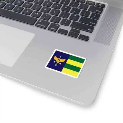 Rank flag of Tenente-brigadeiro of Brazilian Air Force (Brazil) STICKER Vinyl Kiss-Cut Decal - The Sticker Space