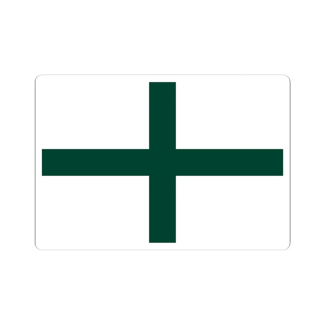 Rank flag of the South African Navy - Admiral 1972-1981 (South Africa) STICKER Vinyl Kiss-Cut Decal 6 Inch White - The Sticker Space