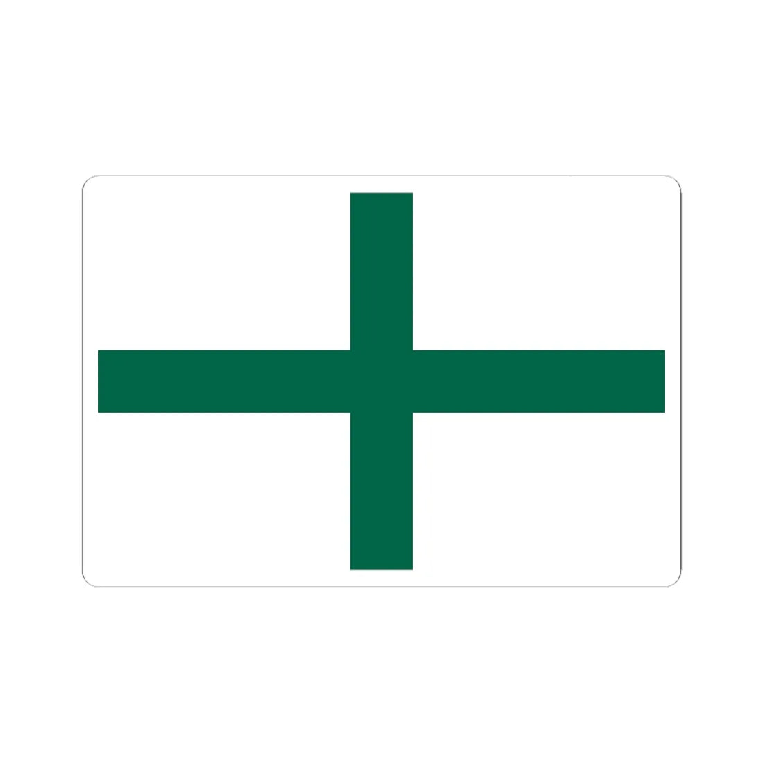 Rank flag of the South African Navy - Admiral 1981-1994 (South Africa) STICKER Vinyl Kiss-Cut Decal 6 Inch White - The Sticker Space