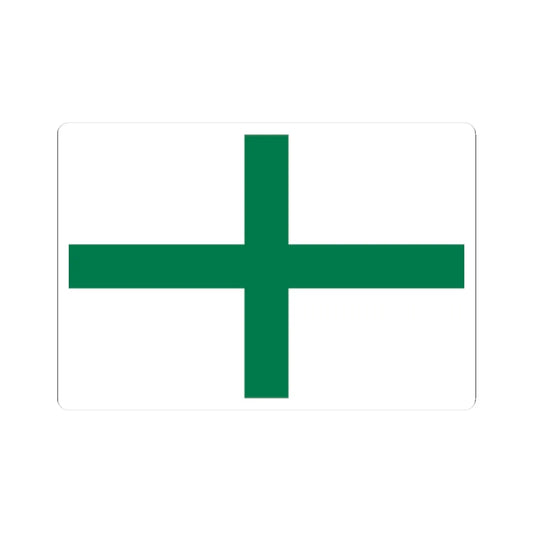 Rank flag of the South African Navy - Admiral (South Africa) STICKER Vinyl Kiss-Cut Decal 2 Inch White - The Sticker Space