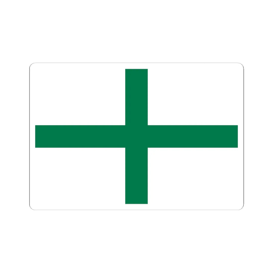 Rank flag of the South African Navy - Admiral (South Africa) STICKER Vinyl Kiss-Cut Decal 6 Inch White - The Sticker Space