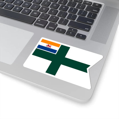 Rank flag of the South African Navy - Chief of the Navy 1959-1972 (South Africa) STICKER Vinyl Kiss-Cut Decal - The Sticker Space