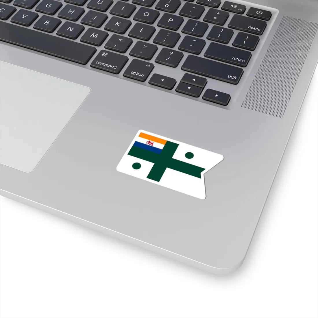 Rank flag of the South African Navy - Rear Admiral 1952-1959 (South Africa) STICKER Vinyl Kiss-Cut Decal - The Sticker Space